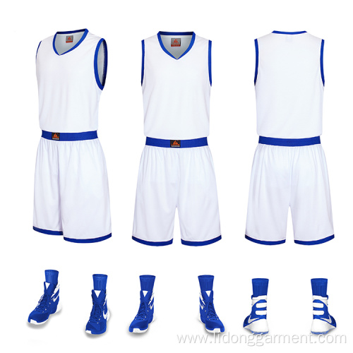 Polyester Quick Dry College Basketball Jersey Uniform